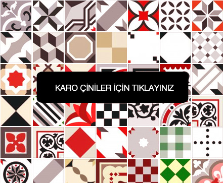 karo çiniler ürünler